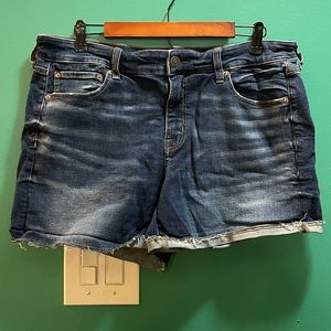 AE denim midi jean shorts